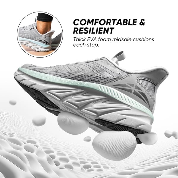 [ALLSWIFIT 2.0] Women's Comfortable Walking Sneakers - GREY - 1
